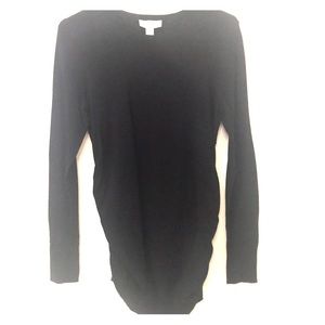 Black maternity sweater